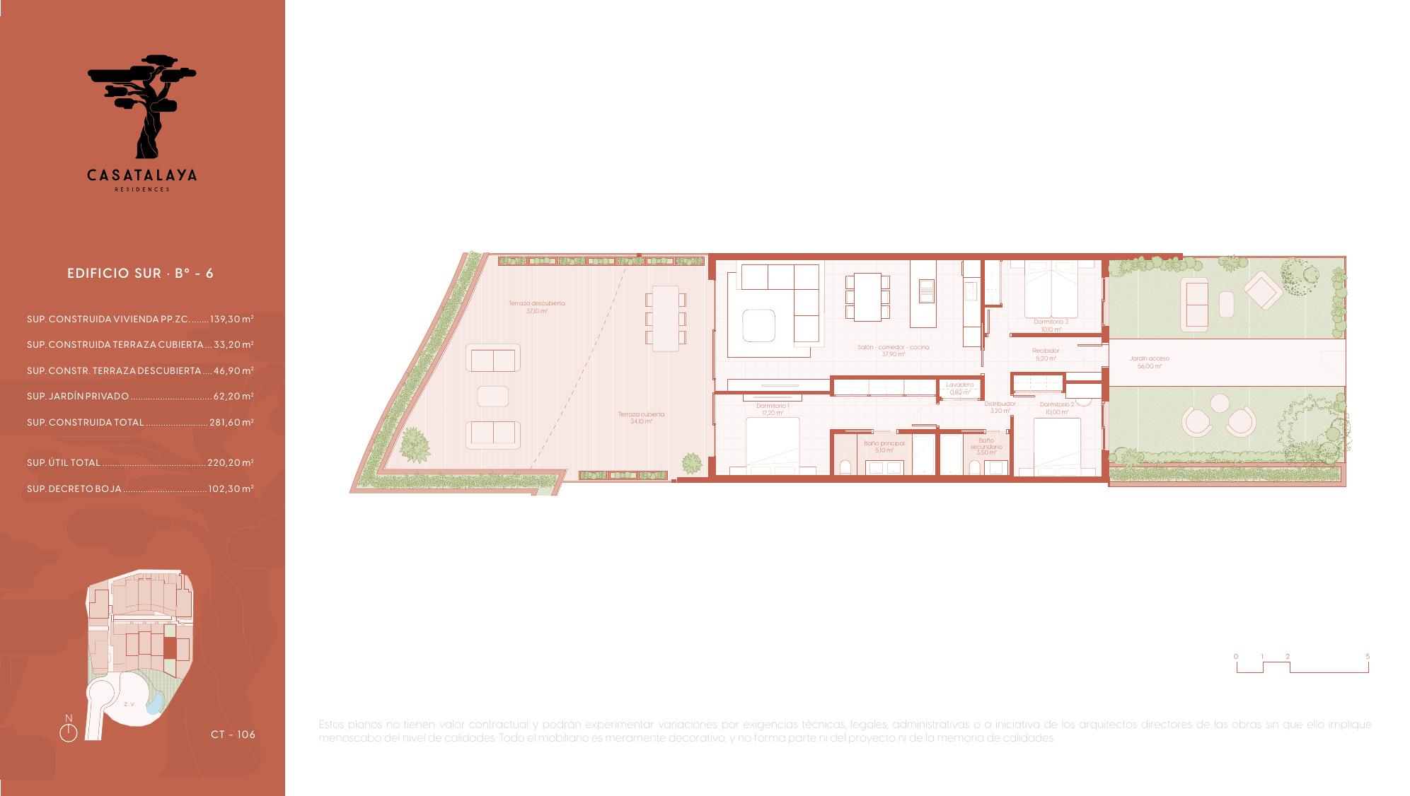 EDIFICIO SUR Bº - 6 floor plan