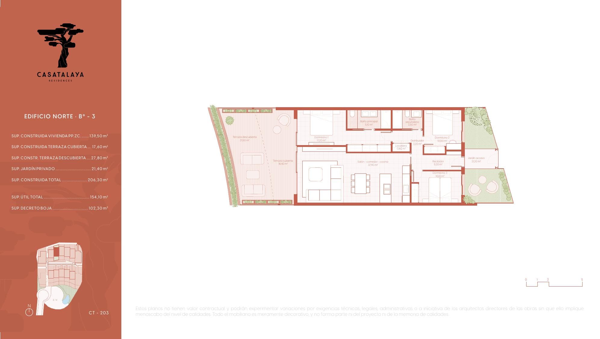 EDIFICIO NORTE · Bº - 3 · 139.5 m²