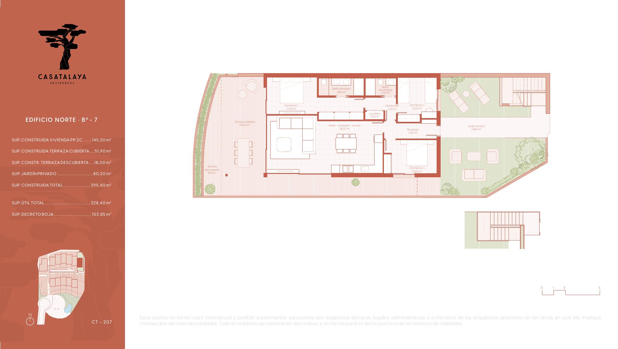 EDIFICIO NORTE · Bº - 7 floor plan