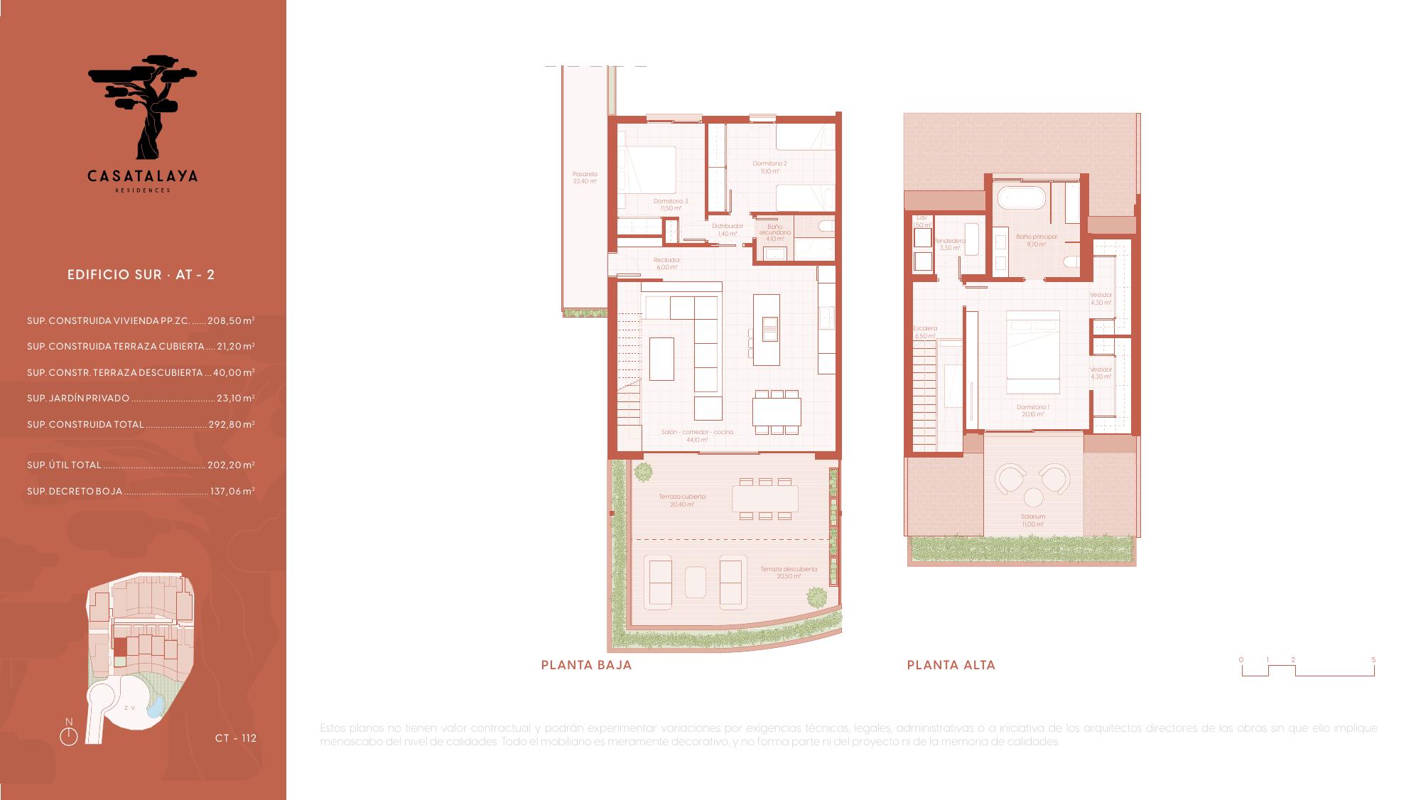 EDIFICIO SUR · AT - 2 floor plan